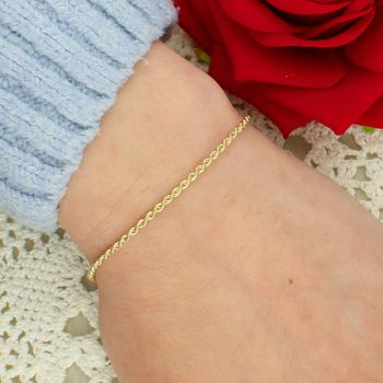 Złota bransoletka celebrytka splot singapur 375 – klasyczna gold.jpg